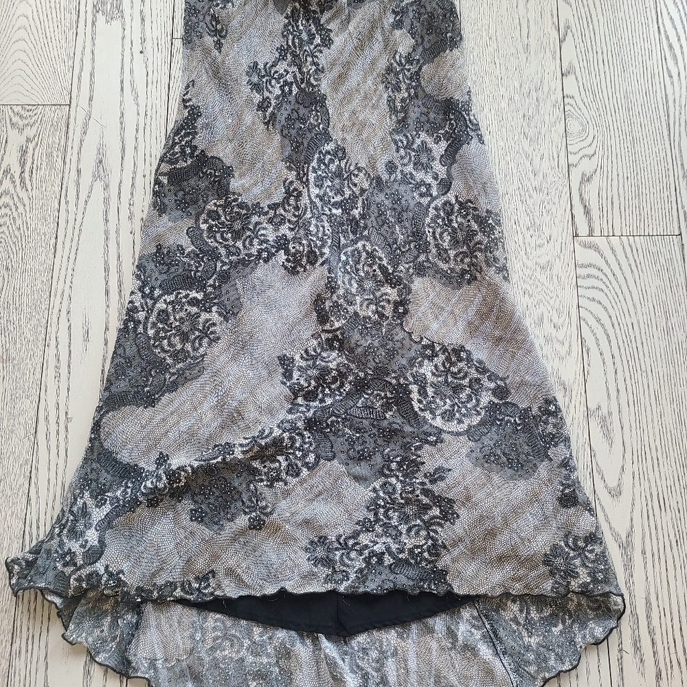 Maxi silk shirt